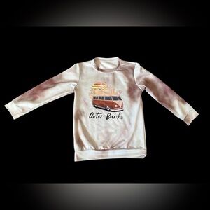Outer Banks Graphic Rashguard - Cream and Brown